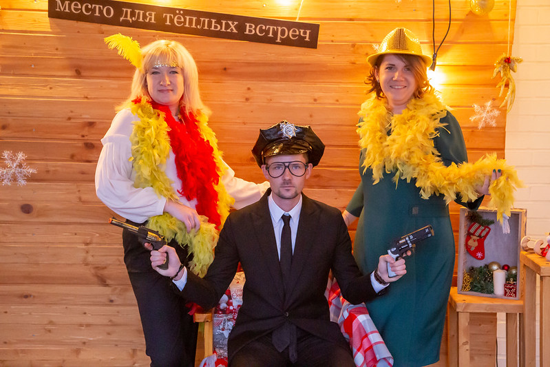 Новогоднее украшение зала для корпоратива в Limassol (Cyprus)